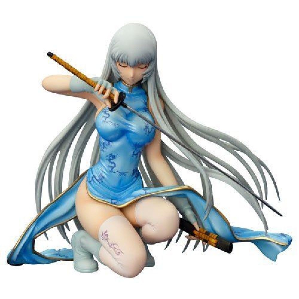 Ikki Tousen Shiryu Choun China blue dress 1/7 Scale Beat ikkitosen boite NEUVE