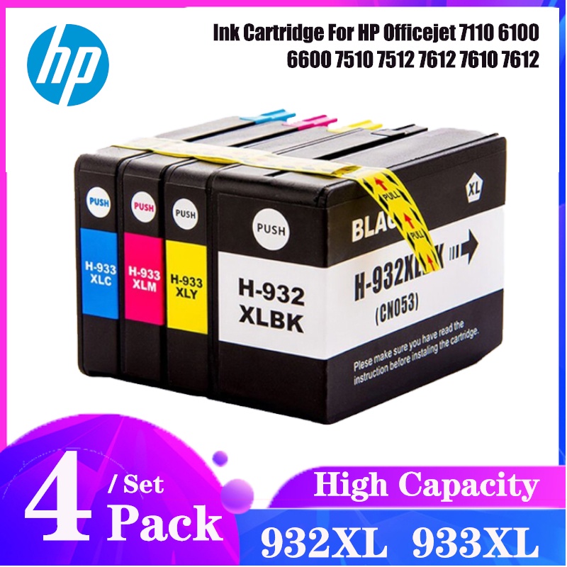 Hp 932xl 933xl 932 933 Compatible Ink Cartridge For Hp Officejet 6100 6600 6700 7110 7612 7610 