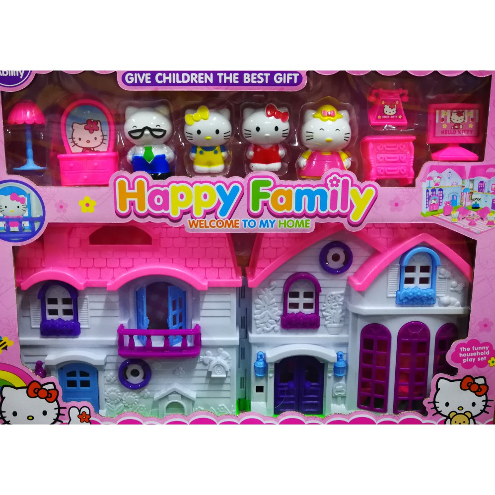 Hello Kitty Family Home Toys Set for girls Shopee Malaysia