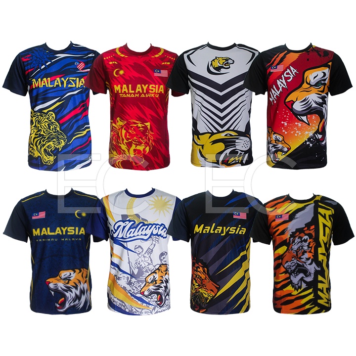 (HARGA BOOM) Baju Jersey Malaysia Lelaki / Men Jersey Malaysia Design ...