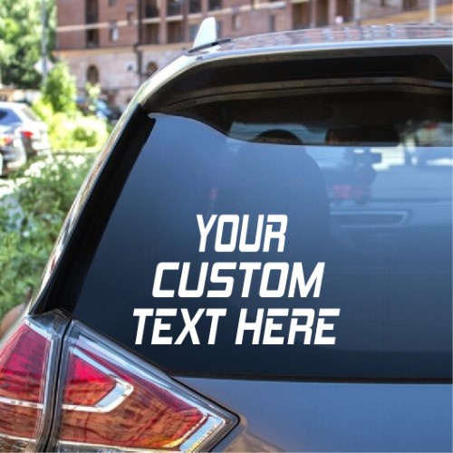 CUSTOM BIG SIZE Sticker PREMIUM wall acrylic bottle balloon gift ...