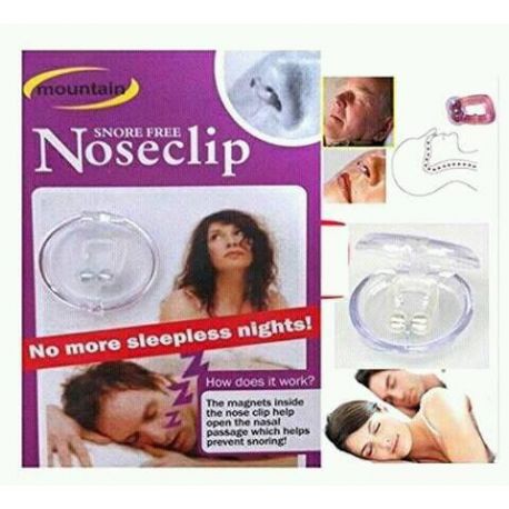 Mountain Snore Free Anti Snoring Nose Clip Magnet Silicone Cure Sleeping  Gear | Shopee Malaysia