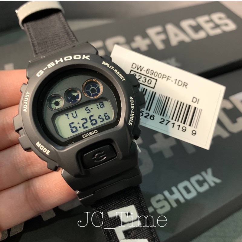 G-SHOCK DW6900PF-1D Collaboration PLACES+FACES 100% Authentic