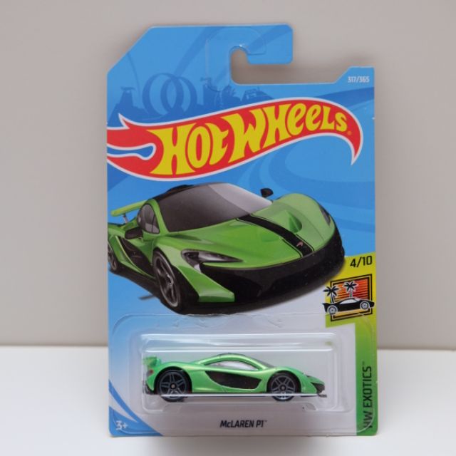 Hot wheels mclaren store p1 green