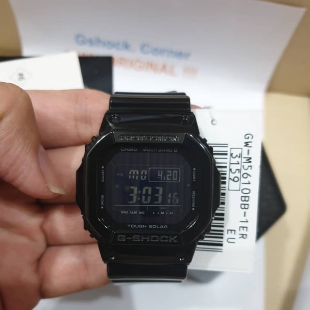 CASIO G SHOCK TOUGH SOLAR GW M5610BB 1ER GWM5610BB 1 GW M5610BB 1 100 ORIGINAL