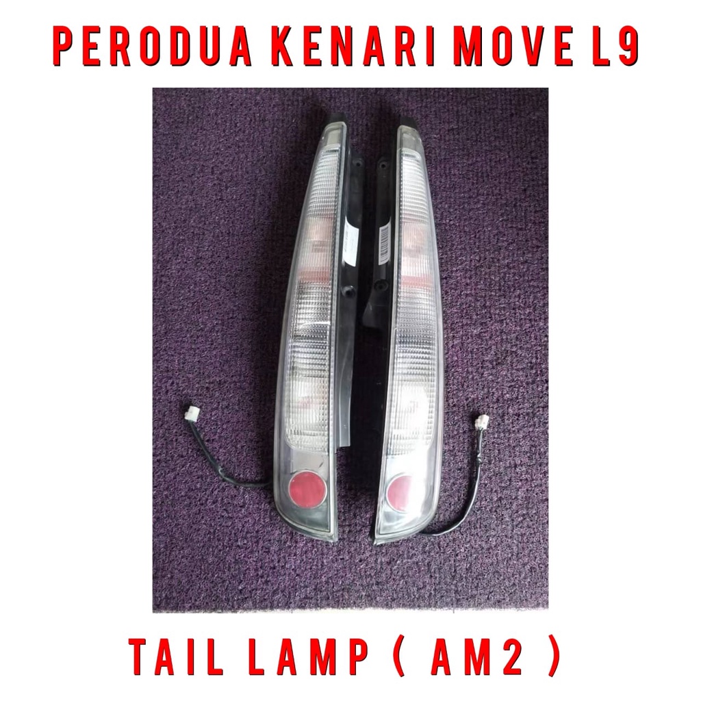 Perodua Kenari Move L9 RS ( AM2 ) Tail Lamp / Tail Light / Lampu