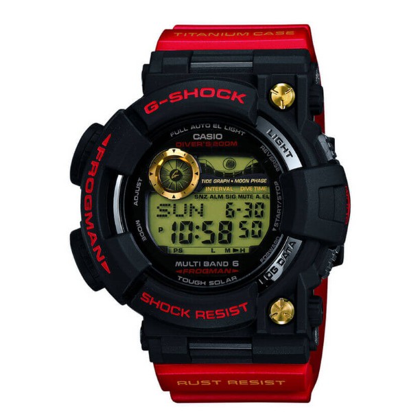 GSHOCK FROGMAN GWF-T1030A-1JR 30th ANNIVERSARY | RISING RED (Premium Copy  Original 1:1)