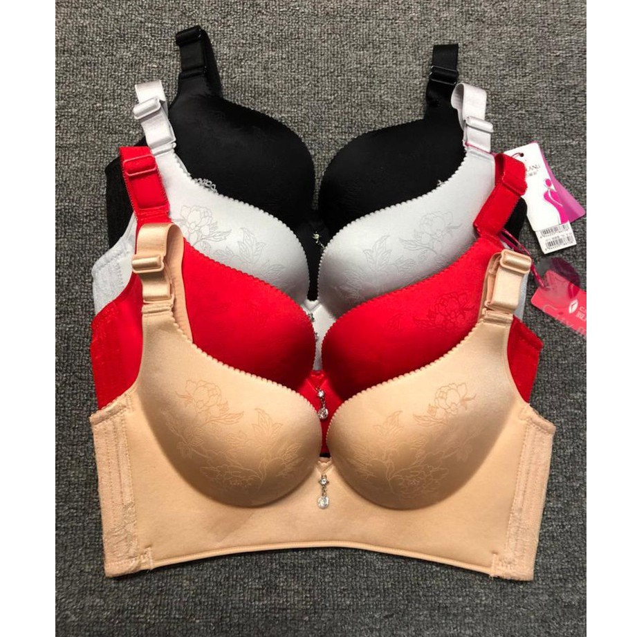 32-38 BAJU DALAM GOOD QUALITY {498} / NON-WIRED 32-38 PUSH UP 3/4 CUP BRA
