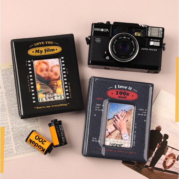 Hollywood Style 3 Inch Photo Album 40 Pockets Mini Photocards Movie ...