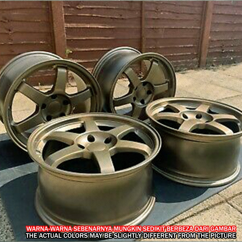 [ TE37 Light Brown Sport Rim Paint WL8 ] Aikka Motor Car Color 400ml ...