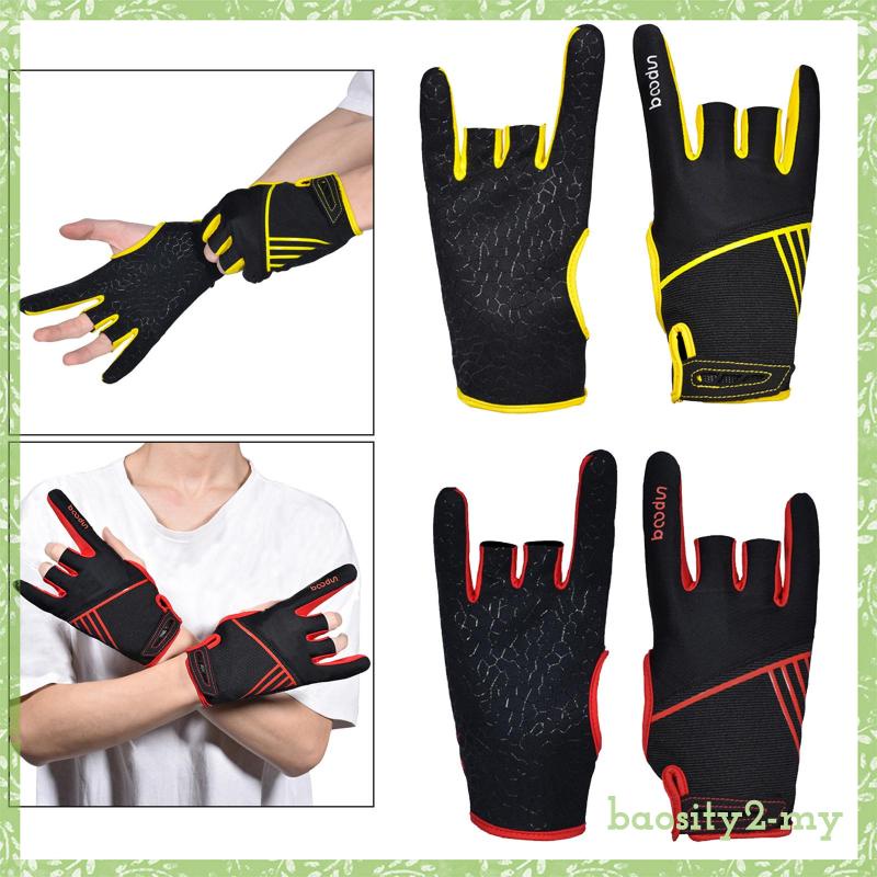 [baositybbMY] 1 Pair Bowling Power Glove Wrist Support Sports Gloves for Men Shopee Malaysia