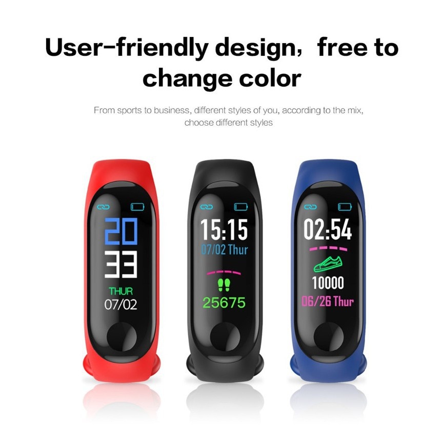 M3 color online smartband