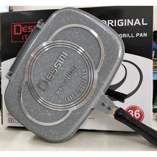 High Quality 36CM Double Sided Foldable Grill Frying Pan BBQ Kuali Panggang  Besar Periuk Pemanggang bbq Pemanggang ajaib