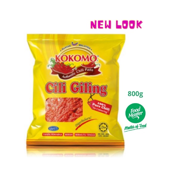 Kokomo Cili Giling Authentic Chili Paste Superb Value Pack 800g