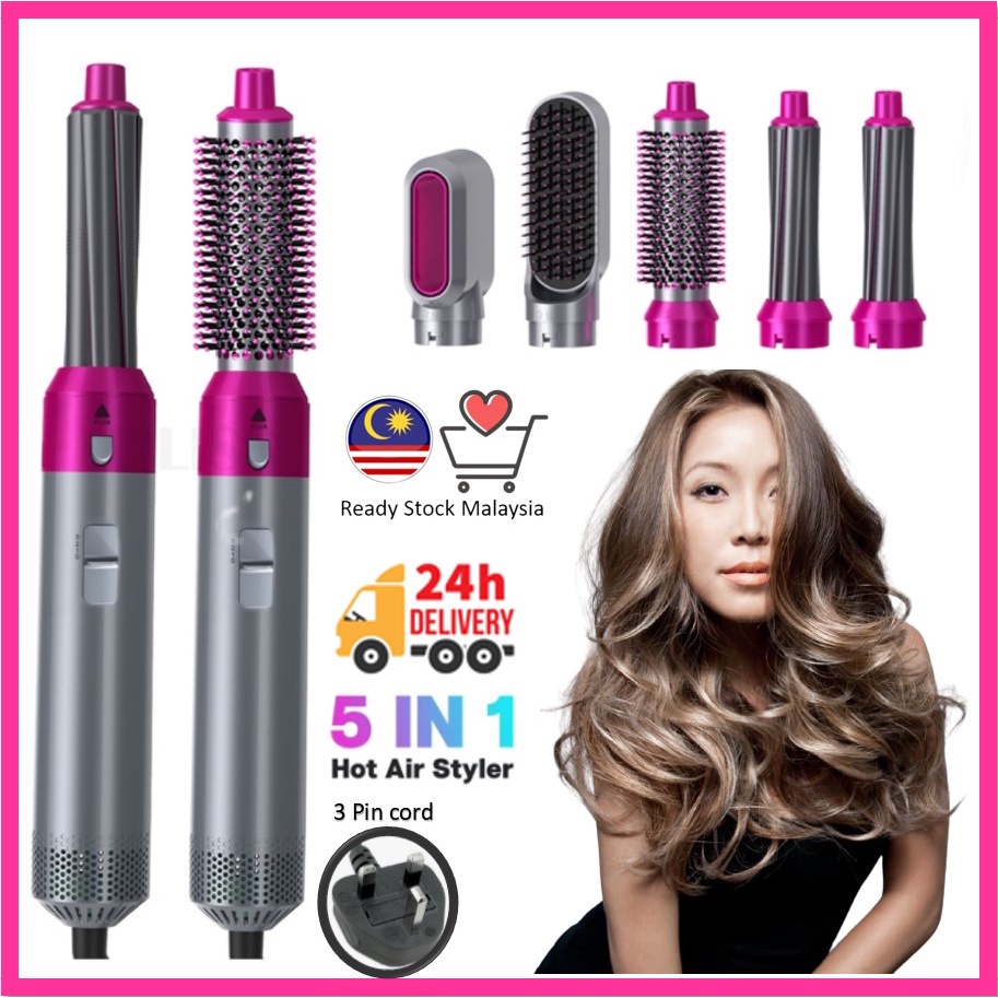 Hot Air Styler Airwrap Hair Curler Hair Dryer 5in1 Multi-function
