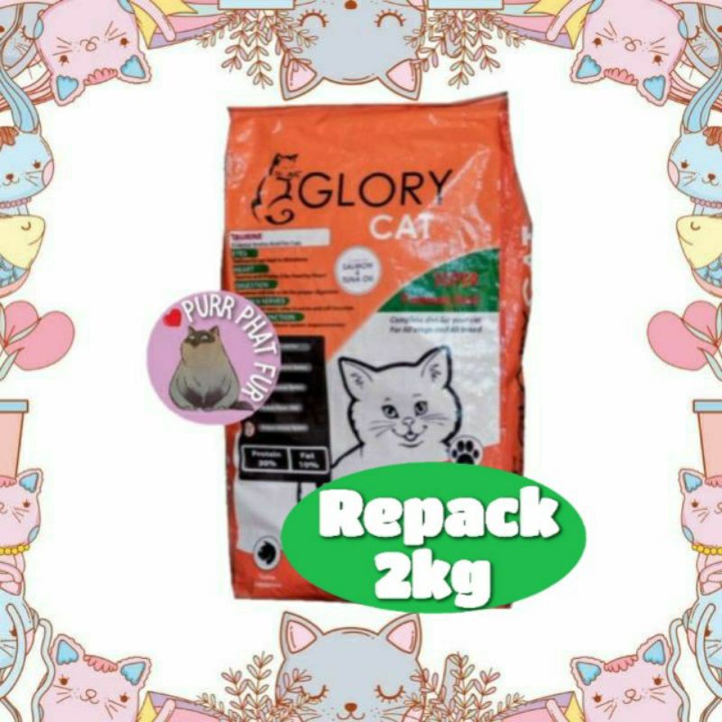 🥯 GLORY CAT FOOD REPACK 2kg 🥯 Shopee Malaysia