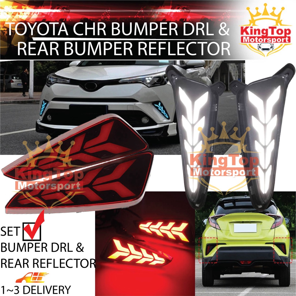 Toyota CHR CH-R Daylight Daytime Running Light DRL + Signal | Shopee ...