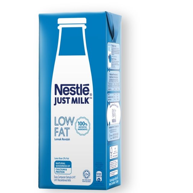 Nestle Just Milk Low Fat 1L | Shopee Malaysia