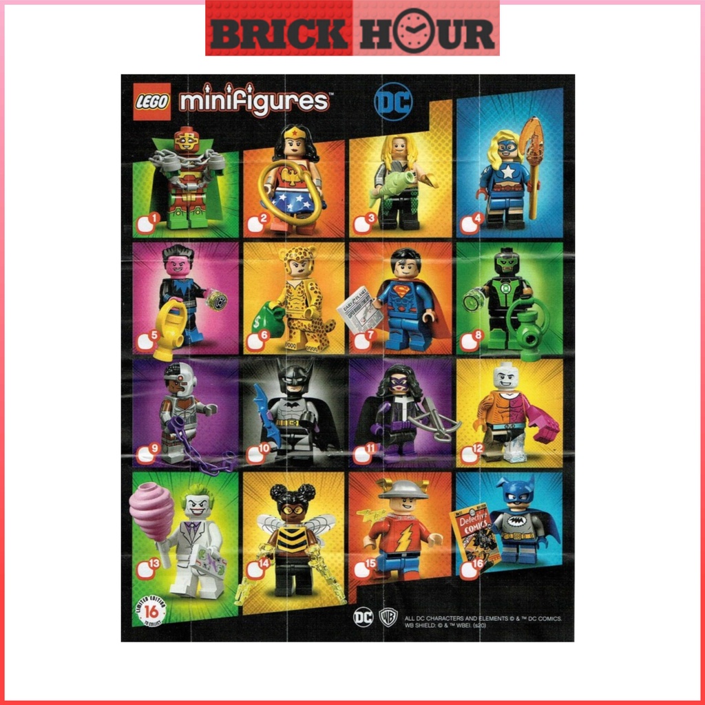 71026 LEGO Minifigures DC Super Heroes Series Complete sets of 16 MISP