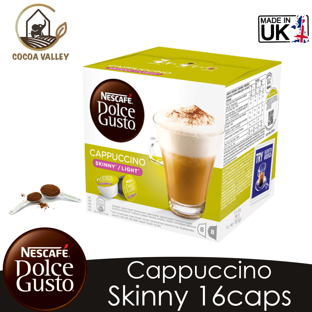 Nescafe Dolce Gusto Cappuccino Skinny Light 161g Shopee Malaysia