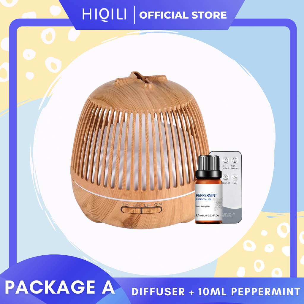 HiQiLi Cage Ultrasonic Diffuser Diffuser Air Humidifier FREE Remote ...