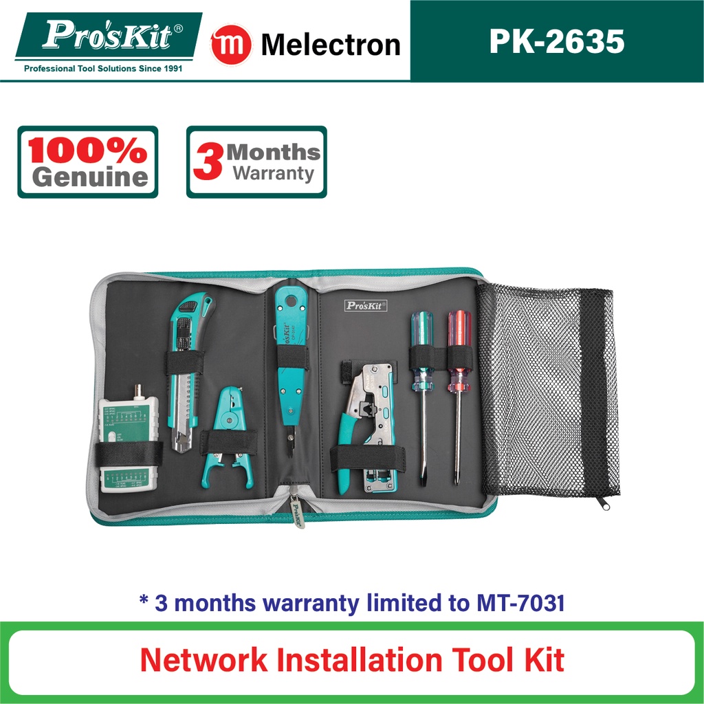 Pro'sKit PK-2635 Network Installation Tool Kit | Shopee Malaysia