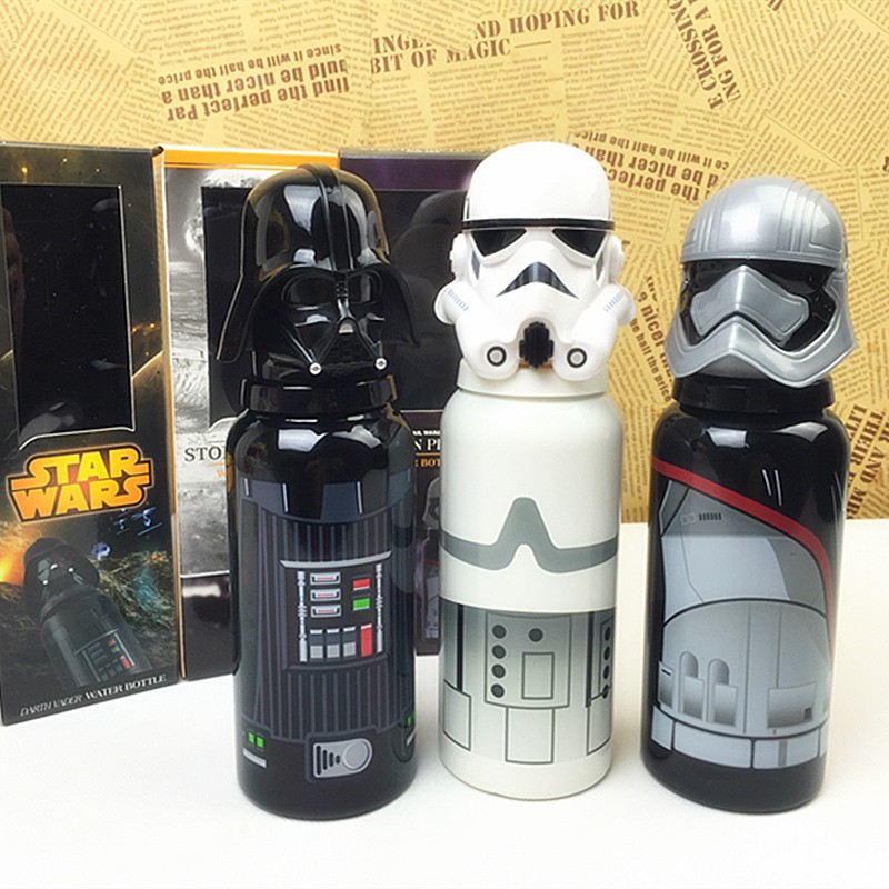 CLEARANCE {MINOR CRACKED} STAR WARS 500ML WATER BOTTLE - DARTH VADER ...