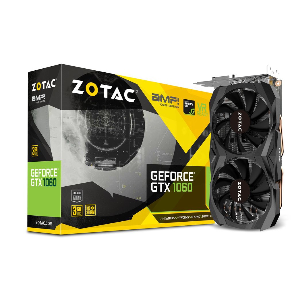 ZOTAC GTX 1060 3GB AMP Core Edition GTX1060 | Shopee Malaysia