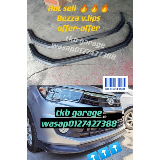 2016-2019 Bezza takero front v lips skirt diffuser | Shopee Malaysia