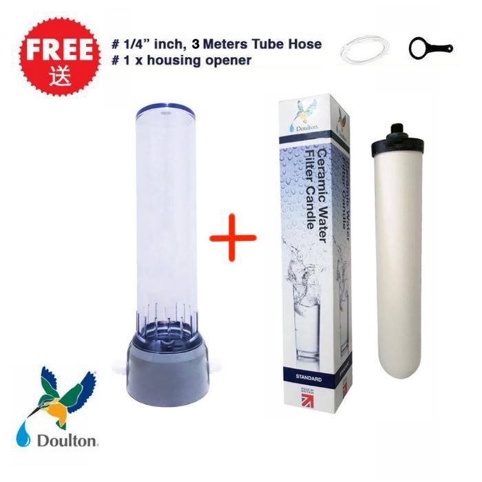 Uk Royal Doulton Standard Ceramic Filter With Ctc3000 Transparent Water 