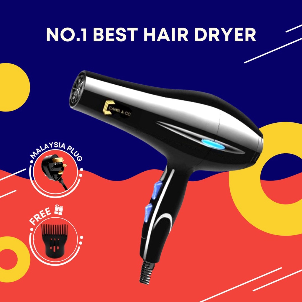 CANEL&CO [4in1] Professional Blue Ray Ionic Tech 2200 Hair Dryer Saloon