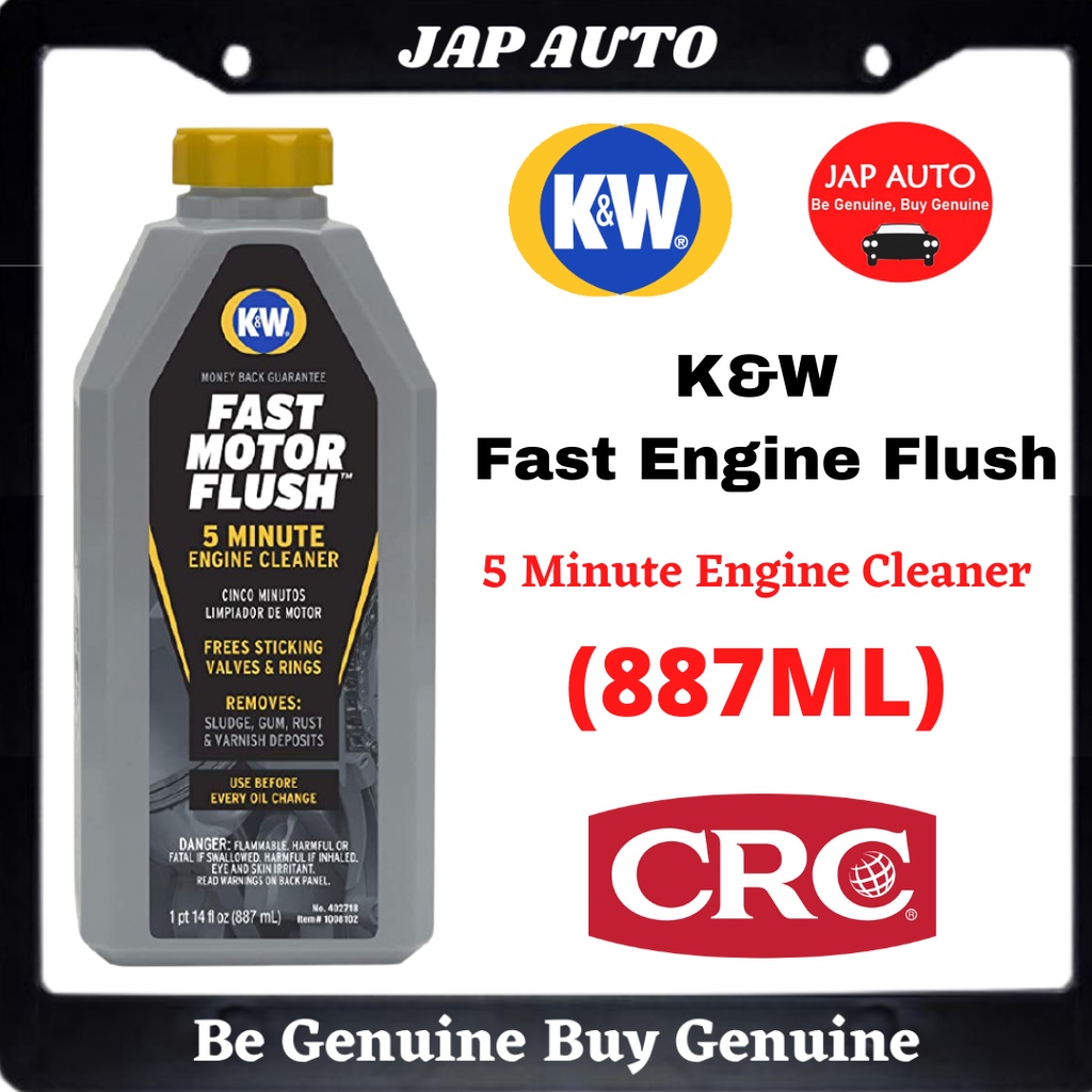 Genuine KW USA 5 Minute Car Engine Oil Flush Remove Sludge Gum Internal