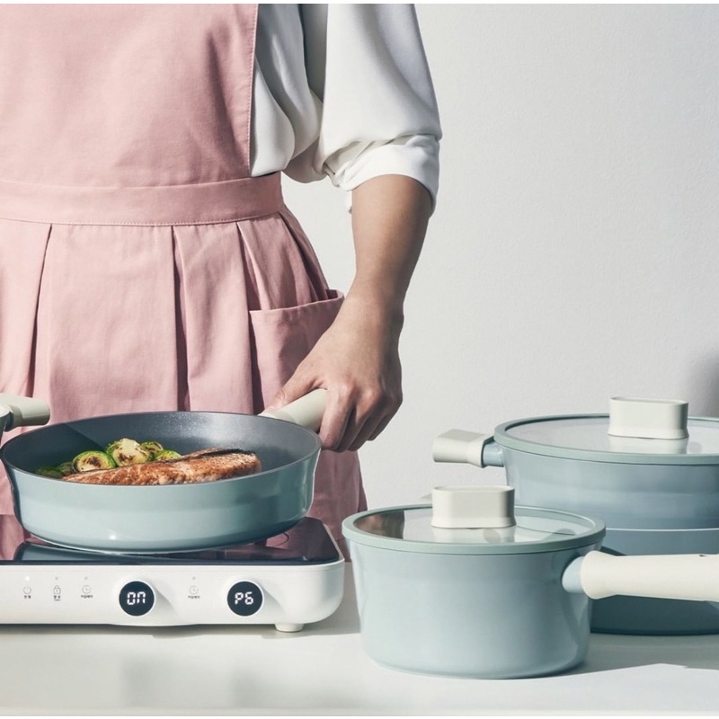 LocknLock Korea IH Suit Cookware Pot and Pans Mint Collection Shopee