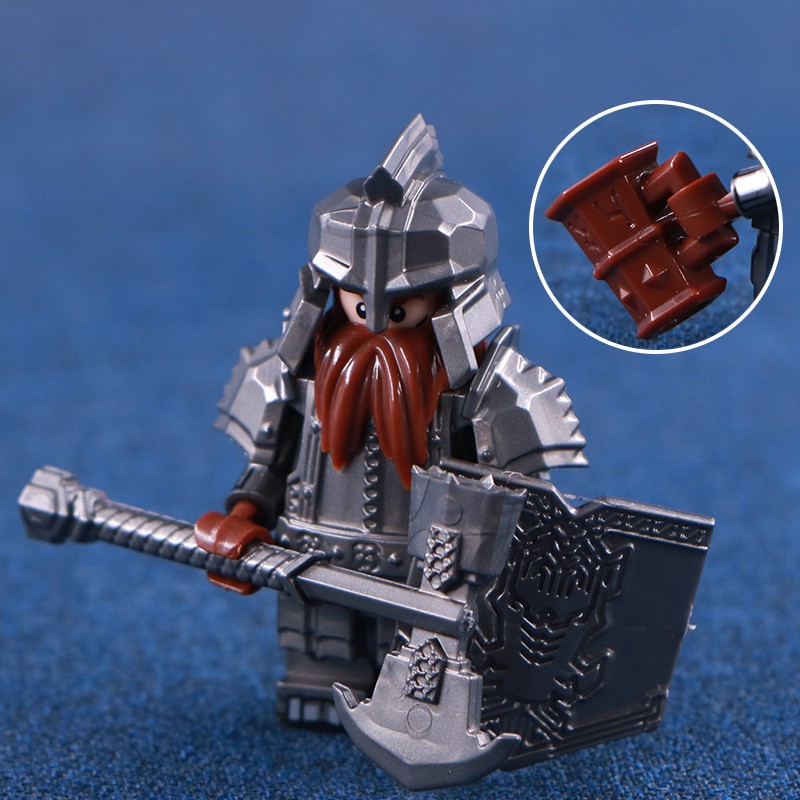 Dain Ironfoot Compatible with Leging Minifigures The Lord of the Rings ...