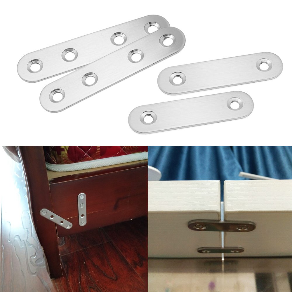 Stainless Steel Flat Straight Joining Bracket Drawer Cabinet Pendakap ...