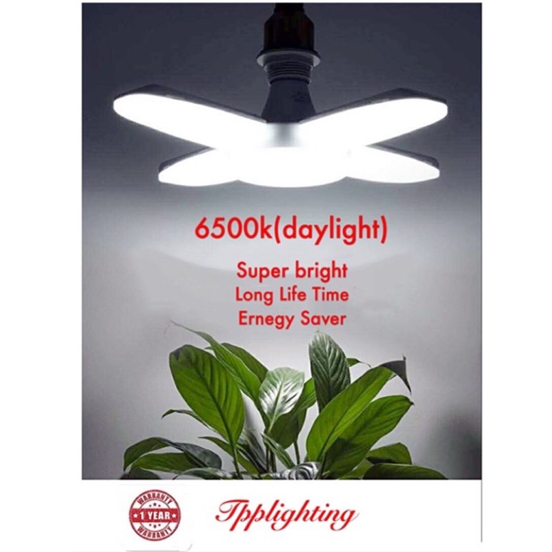 2.2 (CLEARANCE STOCK) Led Foldable Fan Bulb With E27 Holder in 4+1 ...