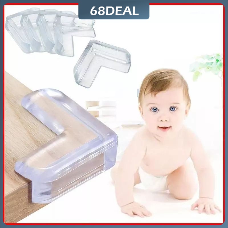 【Johor Stock】Baby Safety Table Corner Protector Transparent Furniture