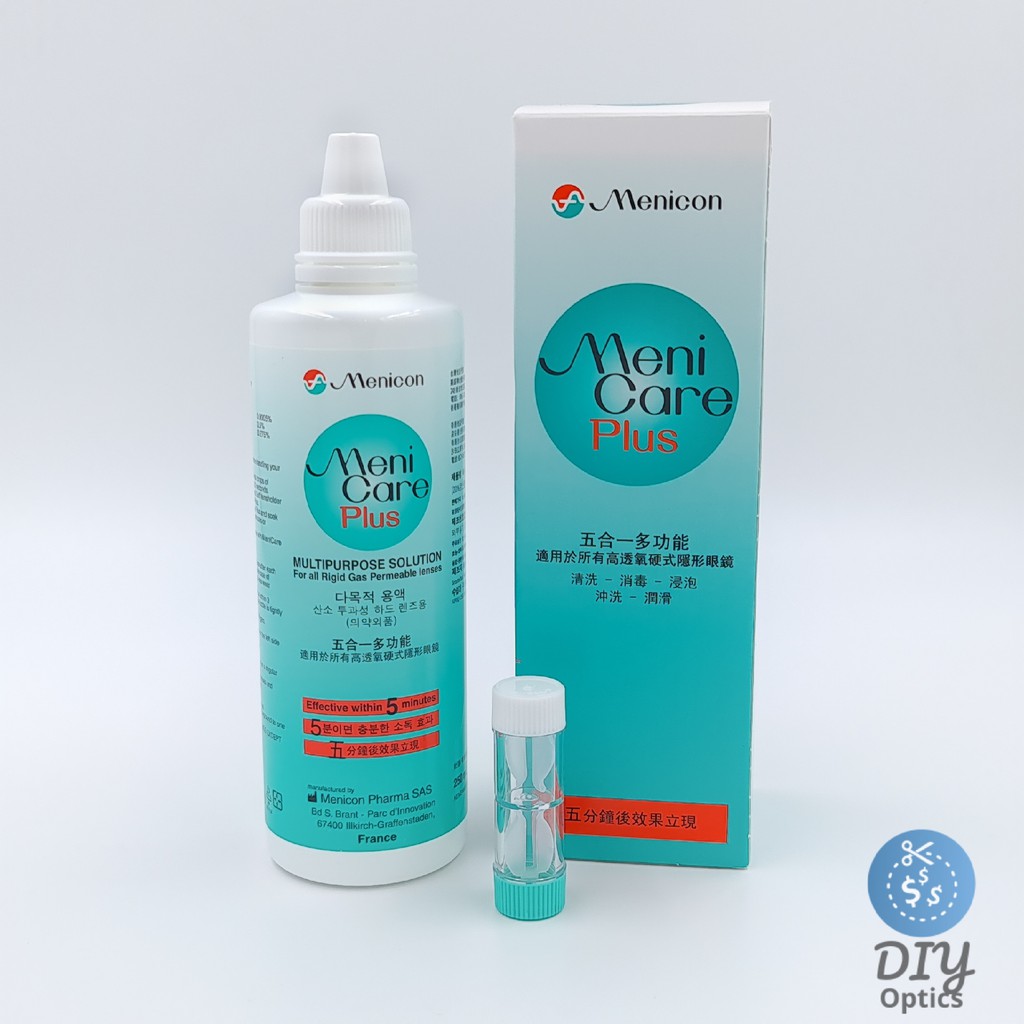 Menicon Menicare Plus 250ml for RGP Semi Hard Lens (Expiry 2026/06 ...