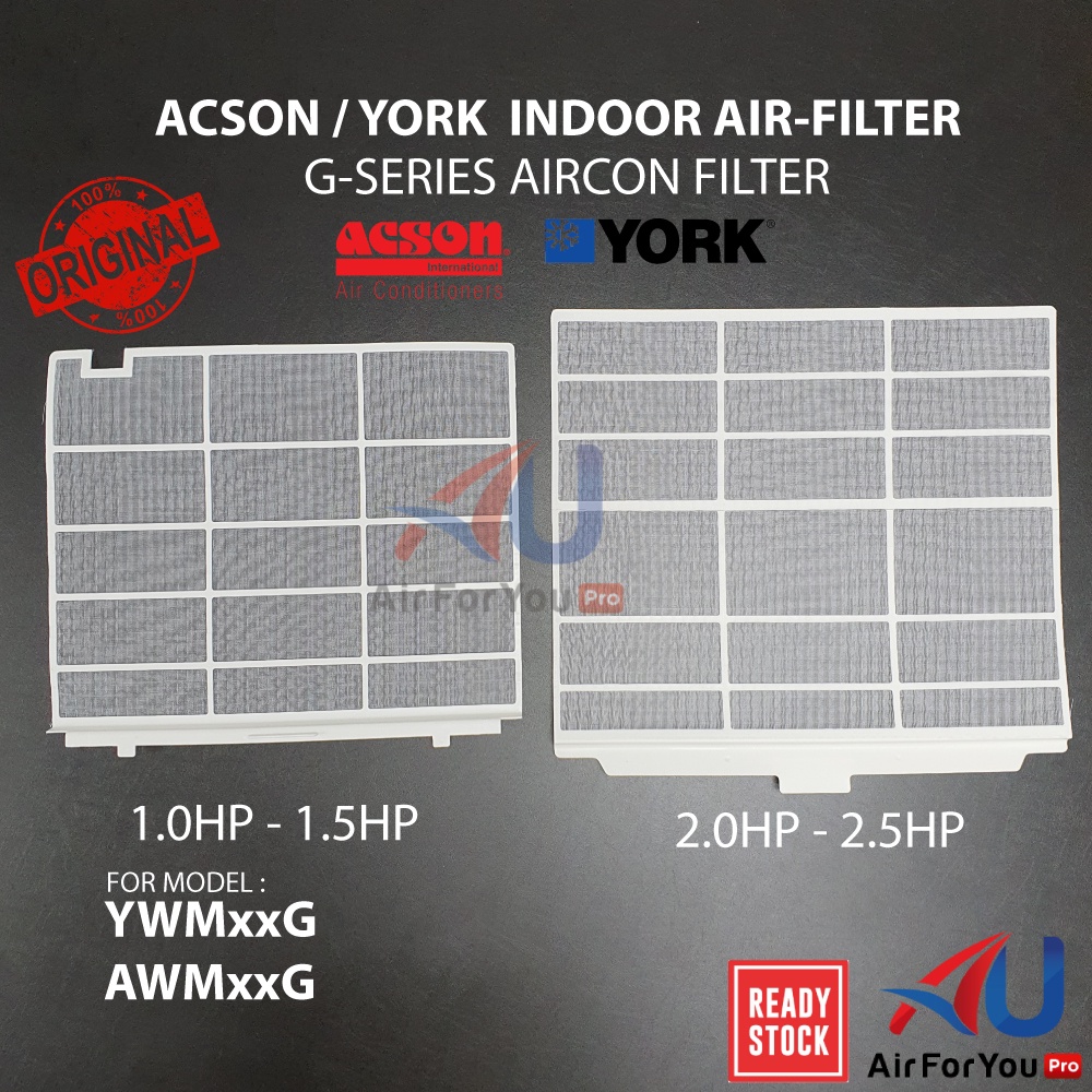 Air Filter YORK DAIKIN ACSON Genuine Parts For YWM10G YWM15G AWM10GW