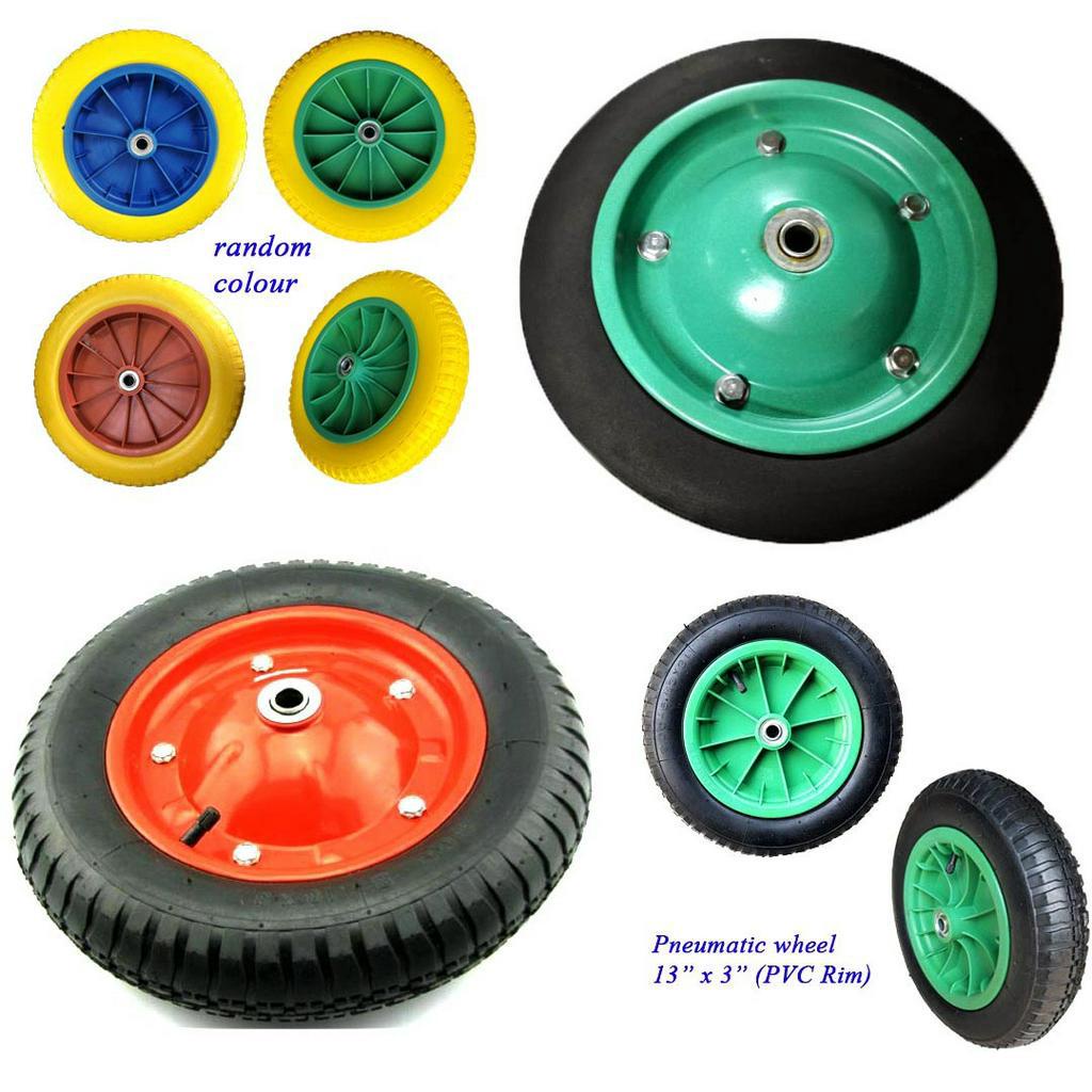 Air Wheelpu Foam Wheel Heavy Duty Wheel Barrow Tyre Tayar Kereta Sorong Tayar Mati Shopee 8541