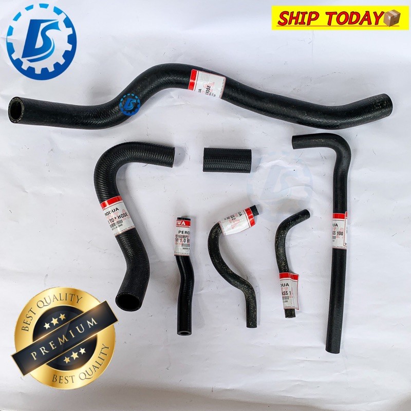 MYVI 1.0 RADIATOR HOSE FULL SET 7pcs complete set (good quality