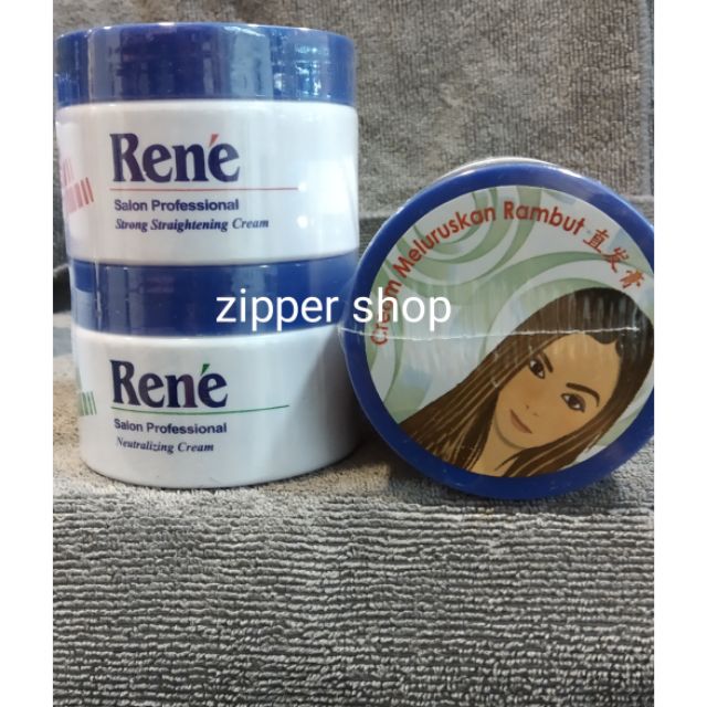 Rene Strong straightening Cream 120ml (original).Ubat lurus rambut Rene ...