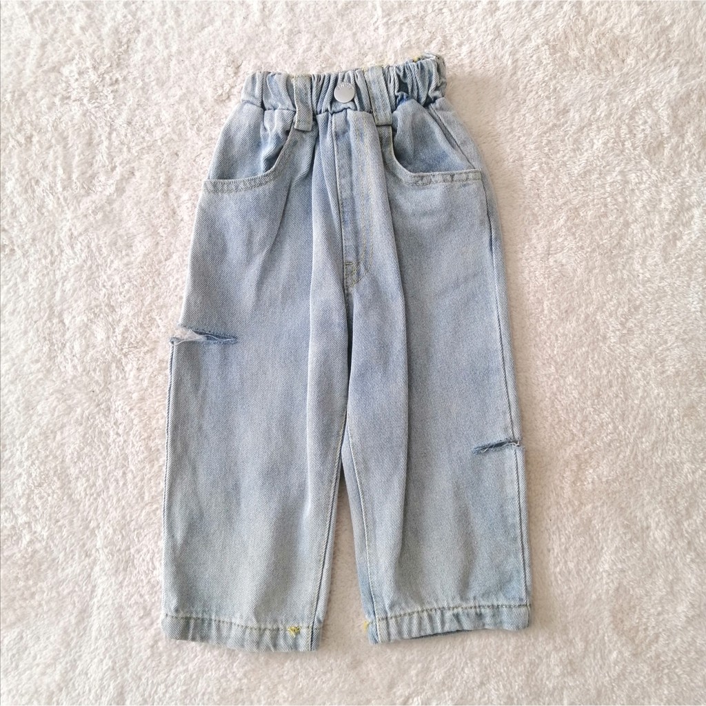 ️READY STOCK ️ BQ003 Denim Ripped Pants Kids | Shopee Malaysia