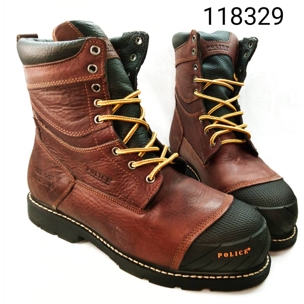 Safety boots clearance brand police