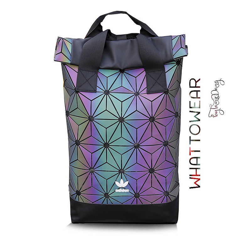 Tas Adidas 3d 3d Roll Top Rucksack Adidas Roll Top 3D Backpack Black  Footshop
