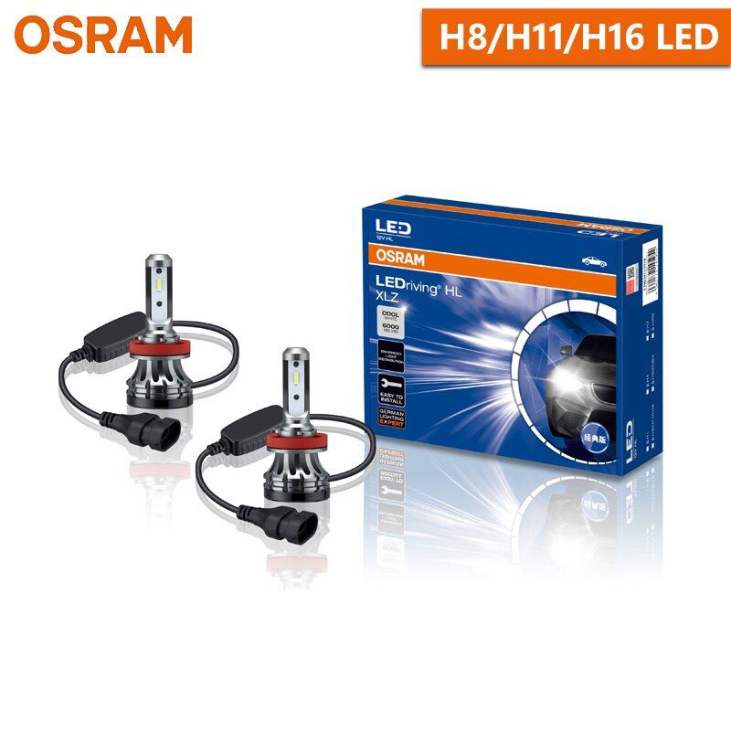 Ready Stock Original OSRAM LED H1 H4 H7 H8 H11 H16 HB3 HB4 9012 HIR2