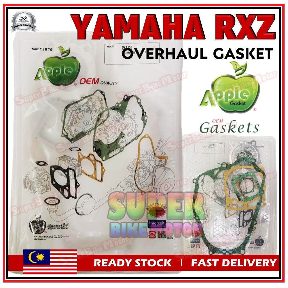 Apple Gasket - YAMAHA RXZ - Overhaul Gasket Full Set | Shopee Malaysia