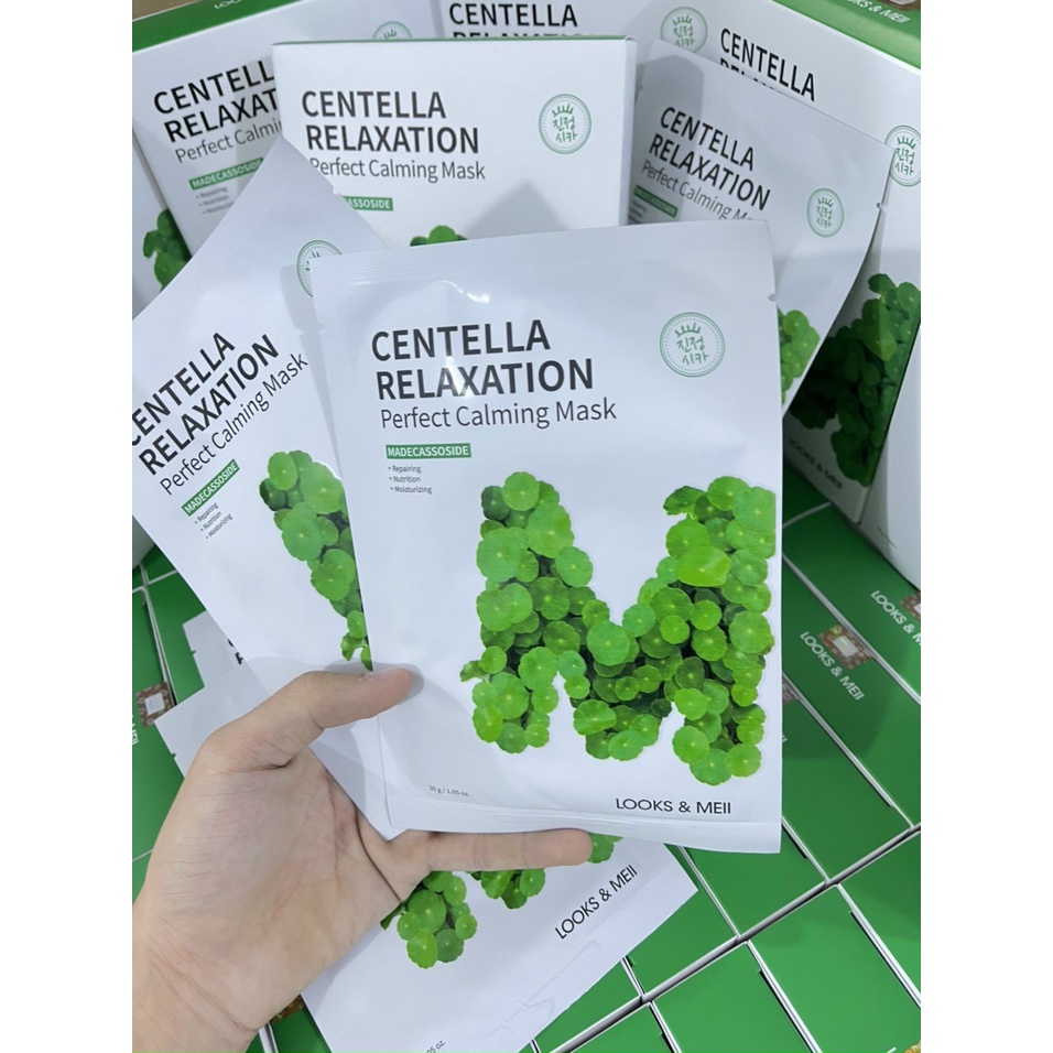 Looks & MEII Centella Relaxation Perfect Calming Mask For Oily Skin