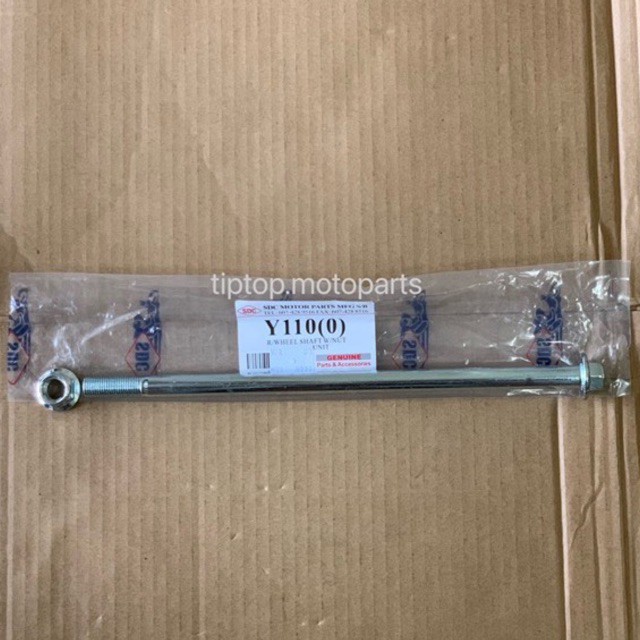 YAMAHA Y110 OLD REAR WHEEL SHAFT ASSY SAP RIM BELAKANG SDC | Shopee ...