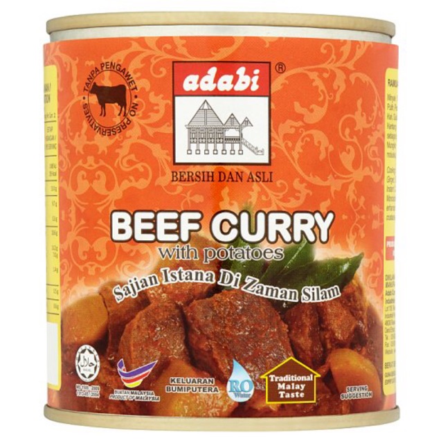 Adabi Beef Curry with Potatoes 280g | Shopee Malaysia